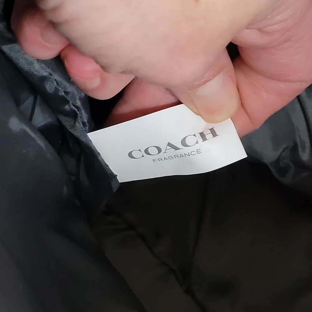 Coach Black and Glitter Tote Bag